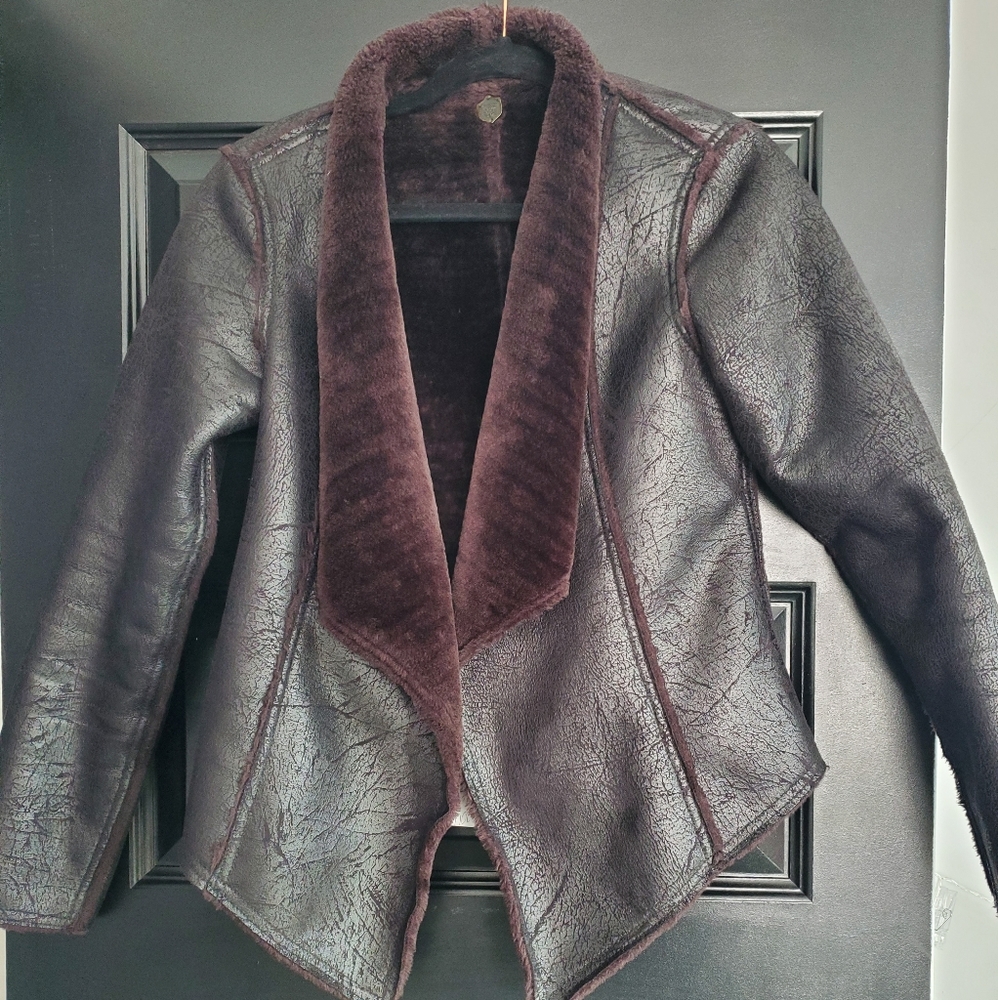 Sanctuary faux leather/suede jacket